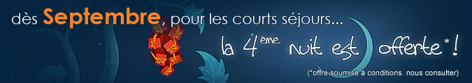 Promo 4eme nuit offerte