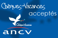 Ch&egrave;ques-Vacances accept&eacute;s