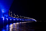 Pont de l'ile d'Ol&eacute;ron de nuit